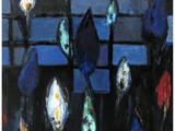 Night Window, 2020, Acryl auf  Leinwand, 200 x 145 cm