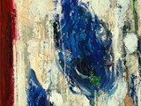 Big Blues, 2021, Acryl auf  Leinwand, 100 x 80 cm