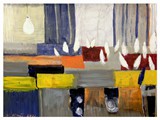 Colorful Morning, 2022, Acryl auf Karton, 75 x 100 cm